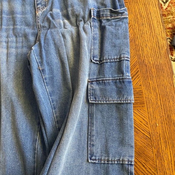 Wild Fable High-Waisted Tube Top Denim Romper - Picture 4 of 12